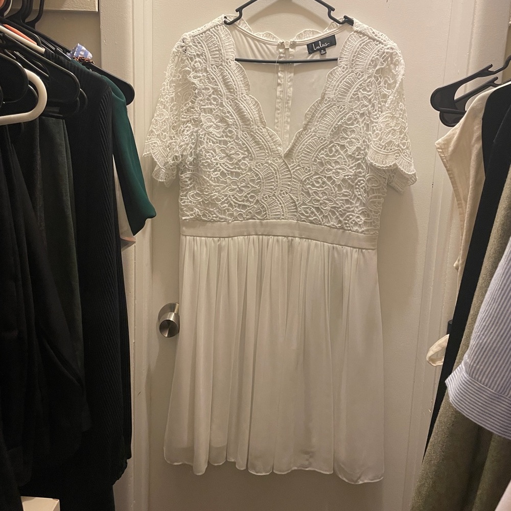 White dress